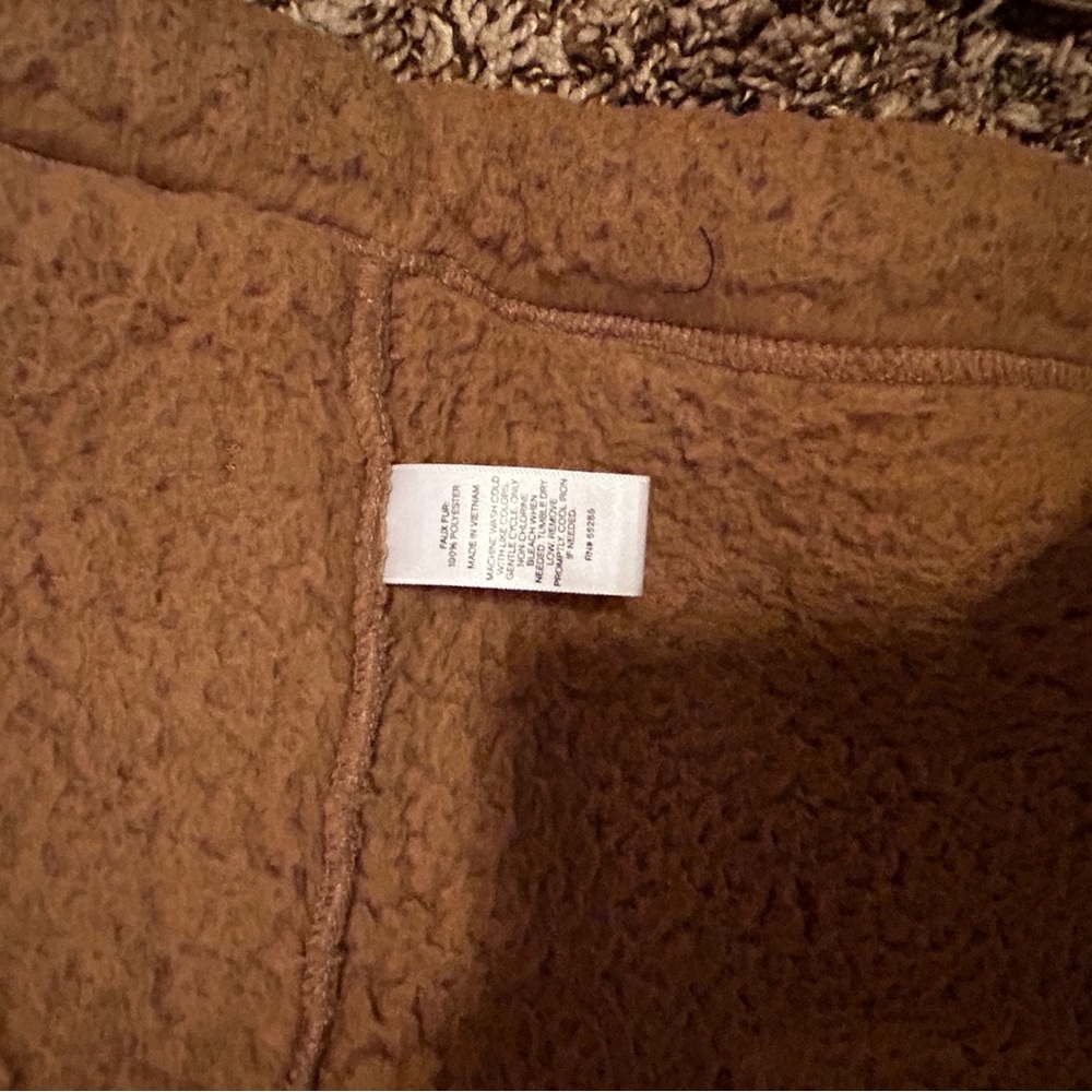 Express Warm Brown Teddy Jacket - image 6